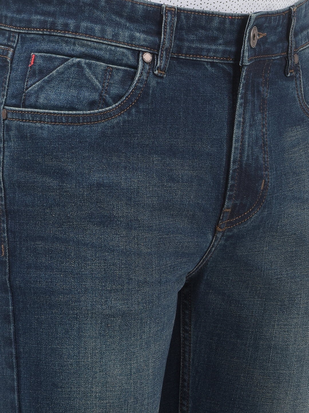 Numero Uno Men Solid Dark Blue Jeans